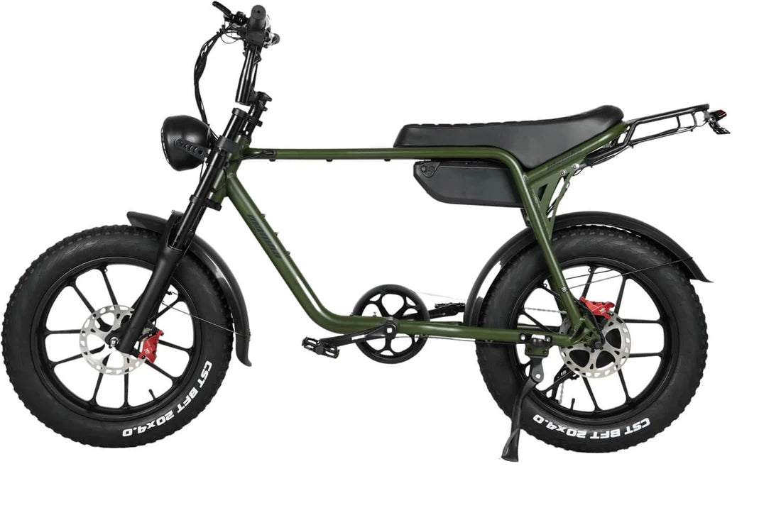 Mamba Sahara 2024 48V 750W All-Terrain E-Bike | Fat Tire, Front Suspension, Hydraulic Brakes