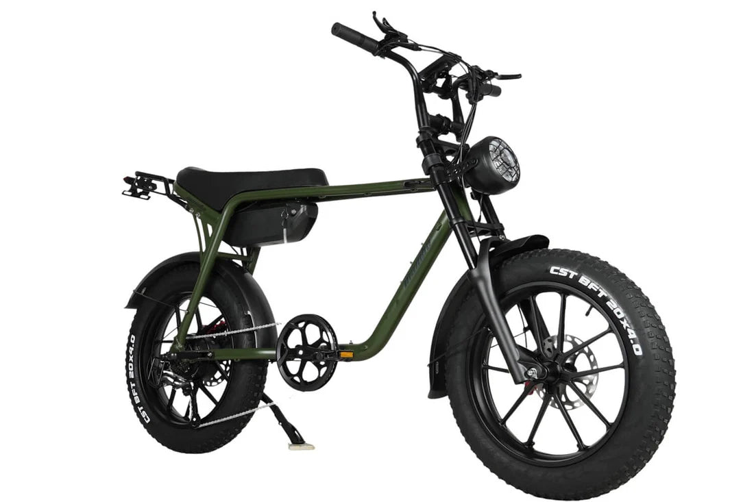 Mamba Sahara 2024 48V 750W All-Terrain E-Bike | Fat Tire, Front Suspension, Hydraulic Brakes