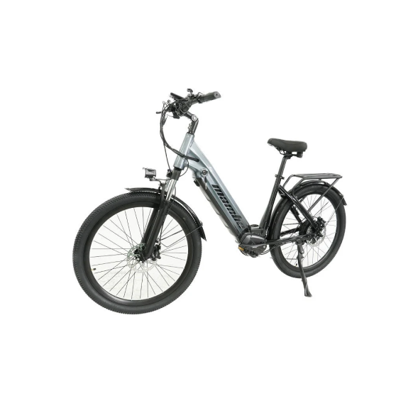 Mamba Savannah Step-Through 26" Electric Bike with 750W Motor, Hydraulic Brakes, Shimano 7-Speed Gearing, and Comfortable Ergonomic Design for Easy Riding on Urban and Off-Road Trails