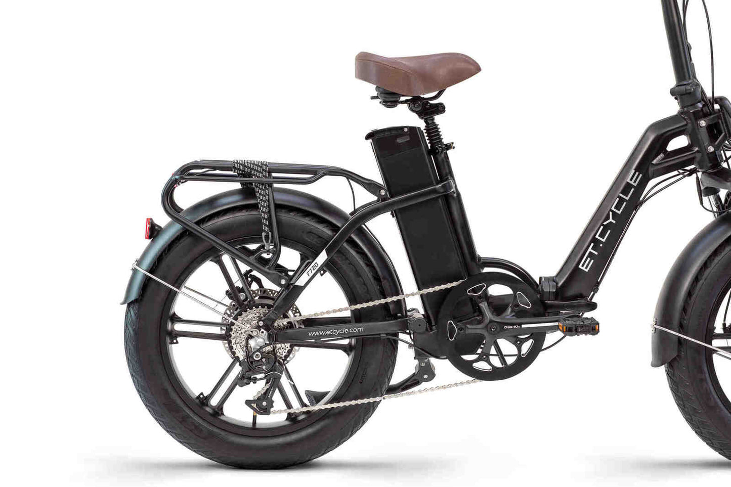 E.T Cycle F720 Folding Fat Tire Electric Bike | 500W Motor, 48V Battery, Up to 90km Range