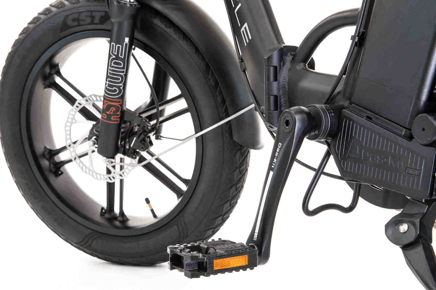 E.T Cycle F720 Folding Fat Tire Electric Bike | 500W Motor, 48V Battery, Up to 90km Range