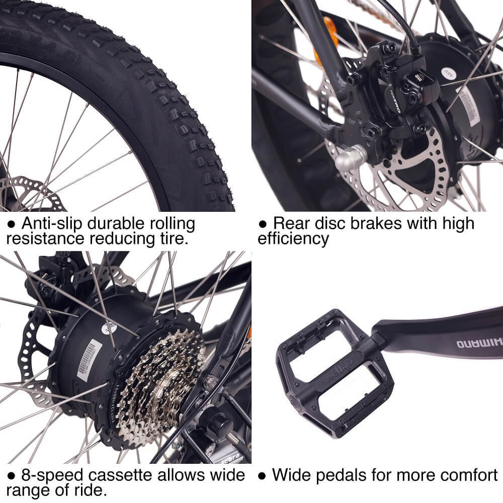 NCM Aspen Plus Fat Tire E-Bike – 750W Power, 130 Nm Torque, 120km Range