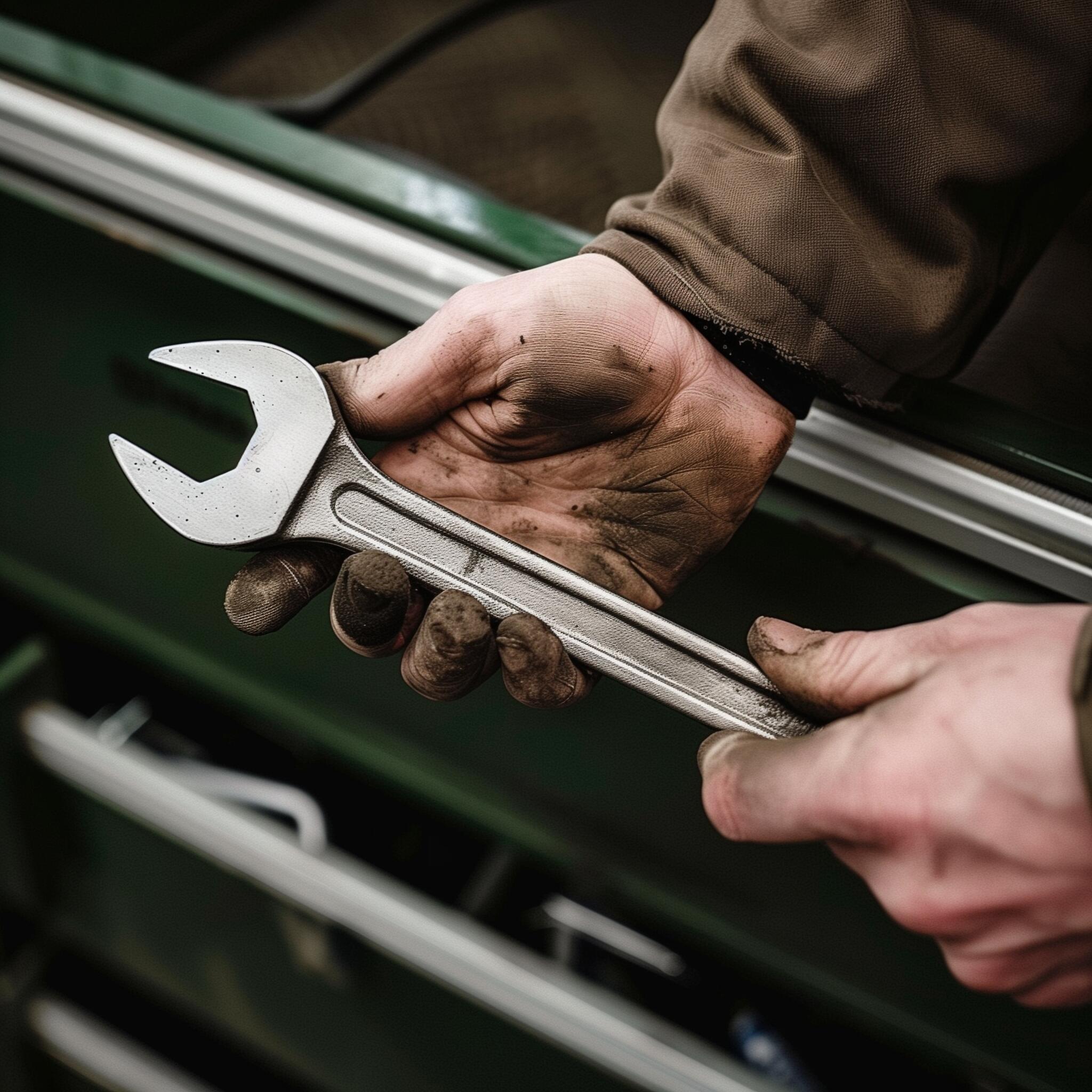 SalteBikes Service and Warranty – Skilled hands with a wrench ensuring quality e-bike maintenance and comprehensive repair services. Learn more about our e-bike warranty and service plans.